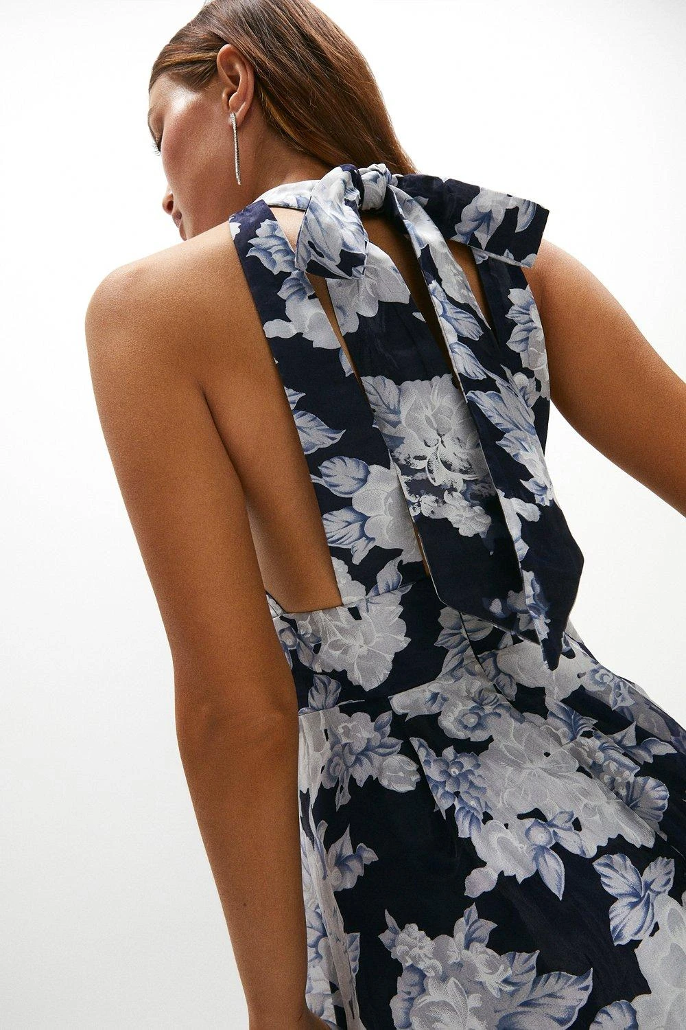 Coast Bow Back Organza Dress - Image 2