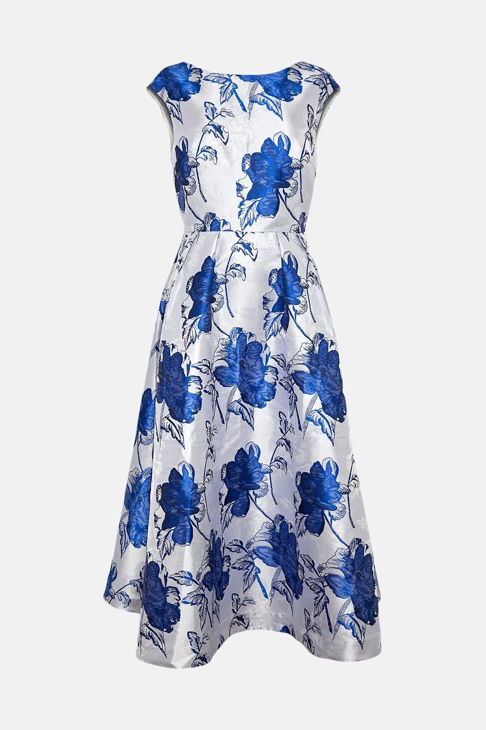 Coast Premium Jacquard Midaxi Dress - Image 4