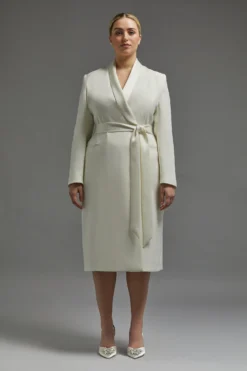 Coast Plus Size Tuxedo Midi Dress