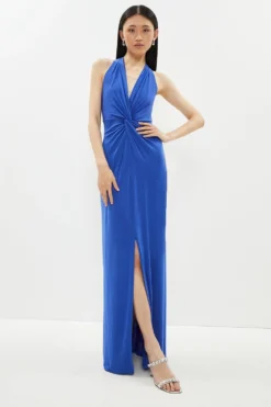 Coast Twist Front Maxi Dress