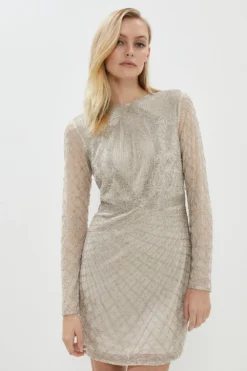Coast Premium Embellished Mini Dress