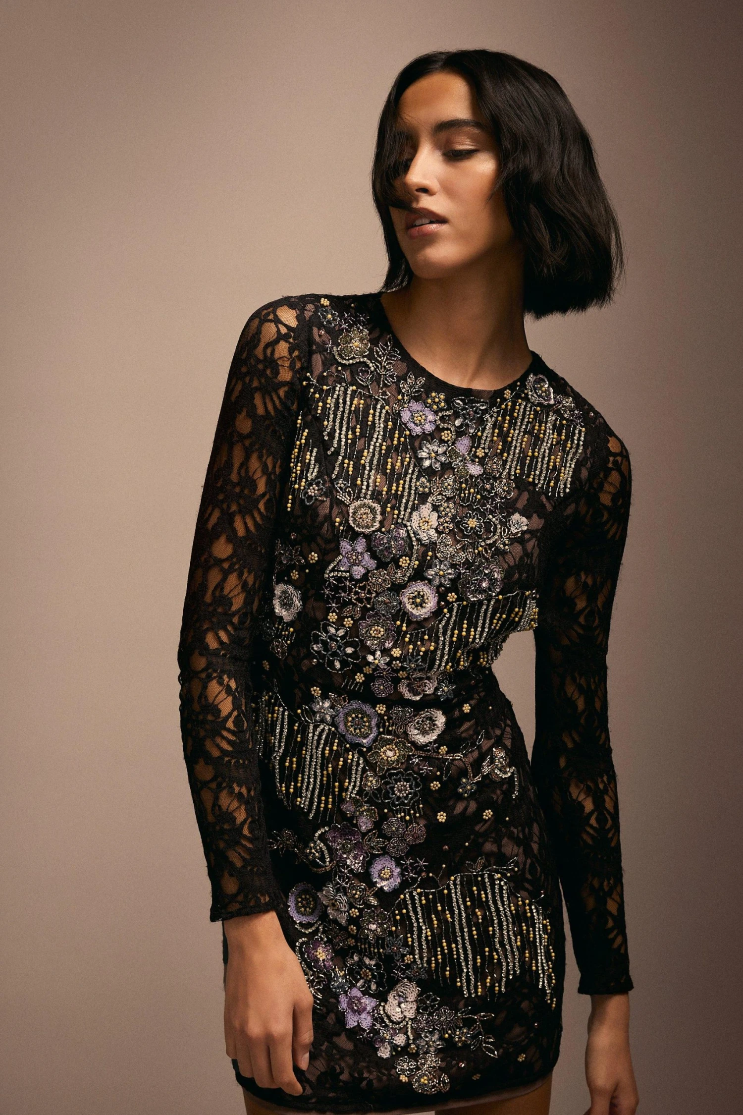 Coast Julie Kuyath Lace Mini Dress With Embellishment - Image 6