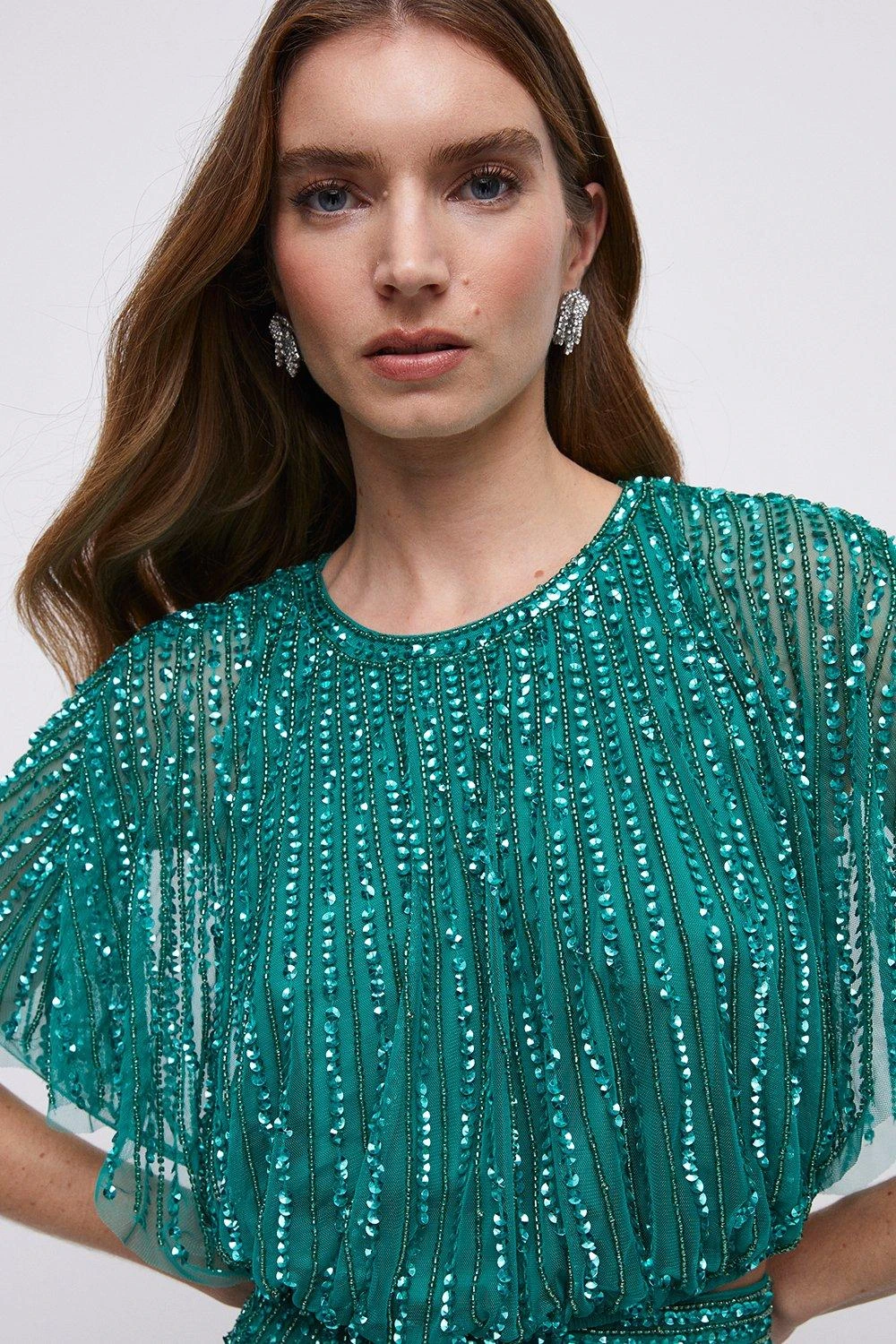 Coast Hand Embellished Sequin And Beaded Top - Image 2