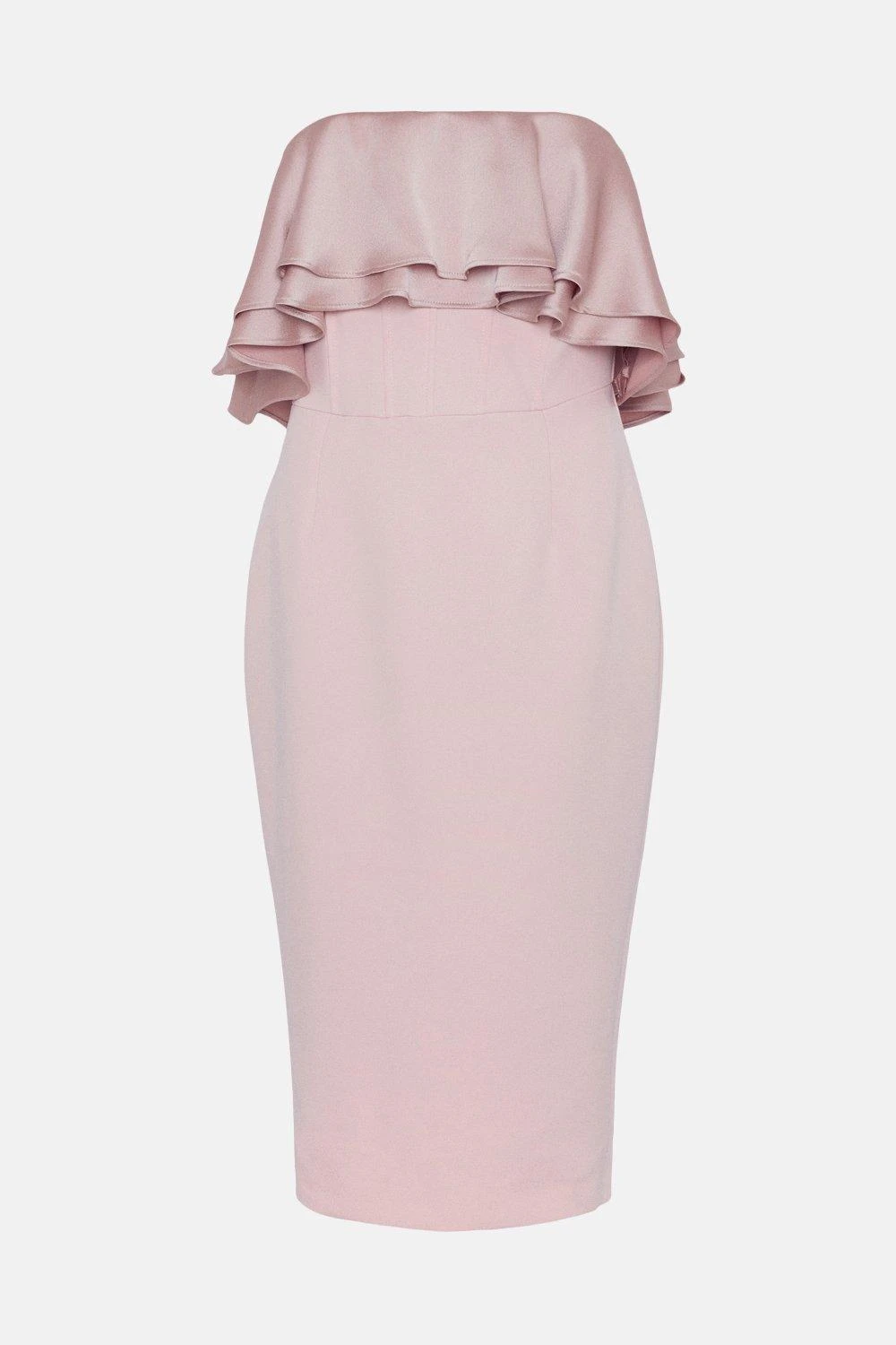 Coast Premium Ruffle Bandeau Dress - Image 4