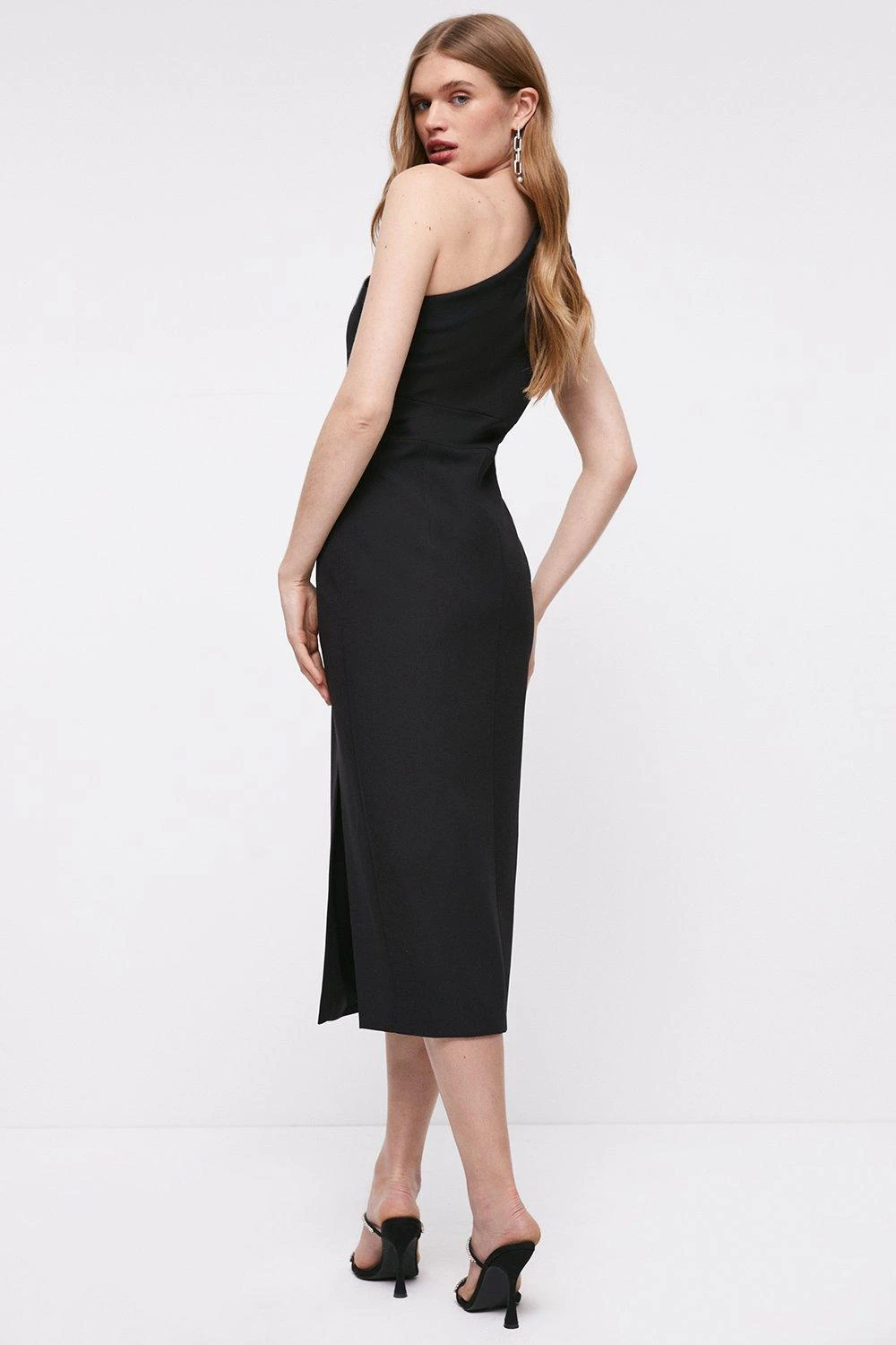 Coast Premium One Shoulder Pencil Dress - Image 5