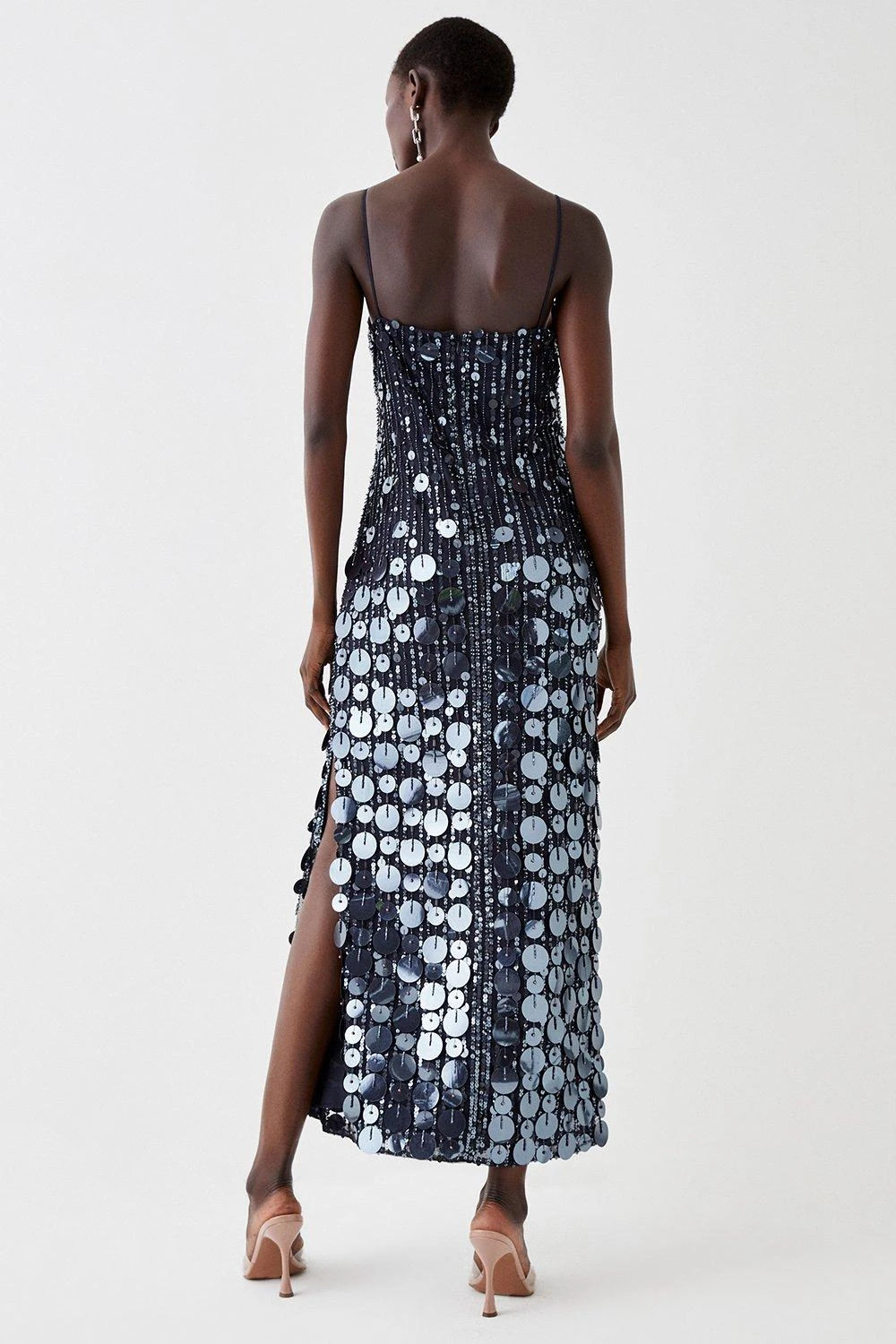 Coast Embellished Mixed Sequin Maxi Dress - Image 4