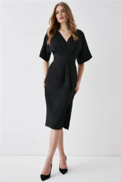 Coast Kimono Sleeve V Neck Dress