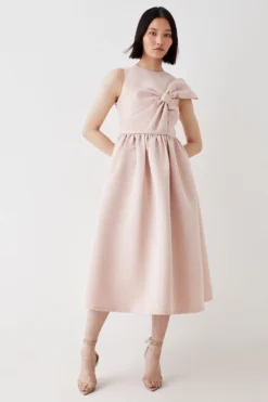 Coast Bow Detail Midi Dress