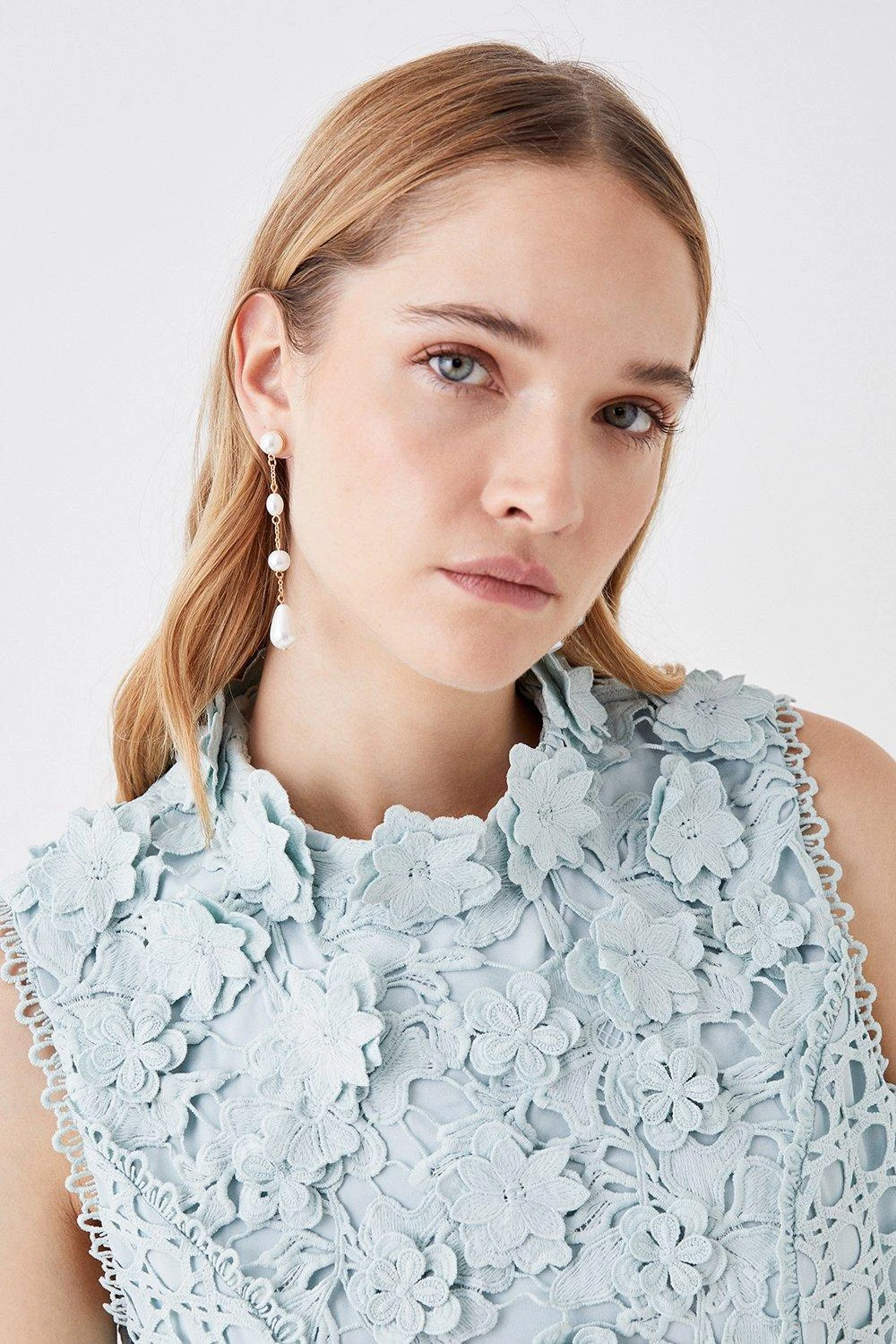 Coast The Collector Applique Lace Mini Dress - Image 3