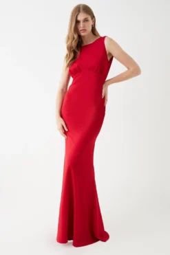 Coast Cowl Back Fishtail Maxi Dress